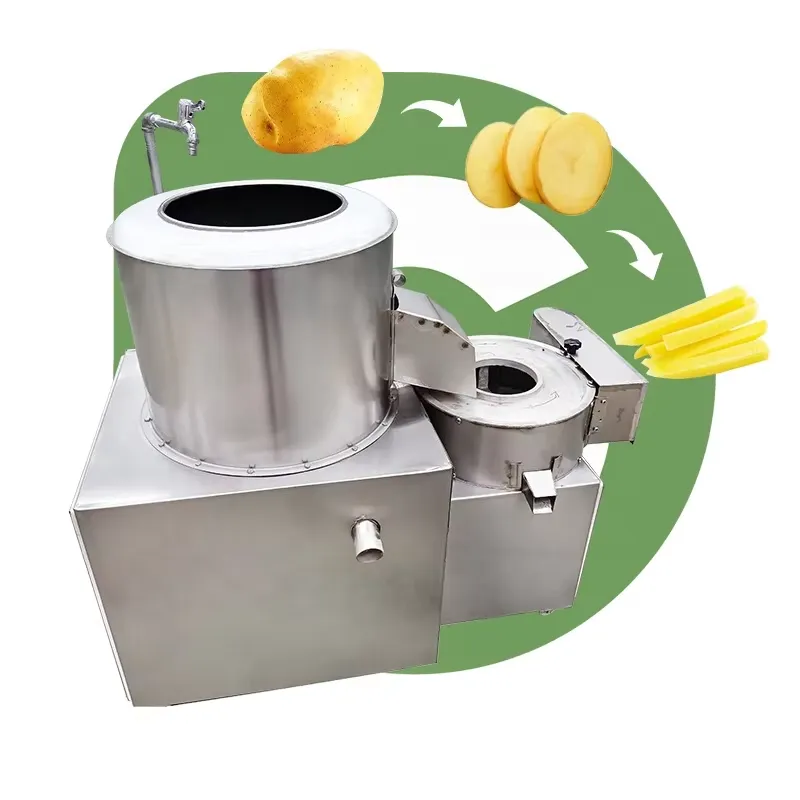 Commercial Potato Peeler - Elektrikli Ticari Endüstriyel Patates Cipsi Yıkama