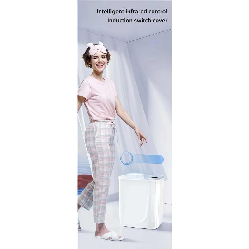 Commercial Kitchen Trash Can - Akıllı Sensörlü Otomatik Çöp Kovası, Ekranlı,