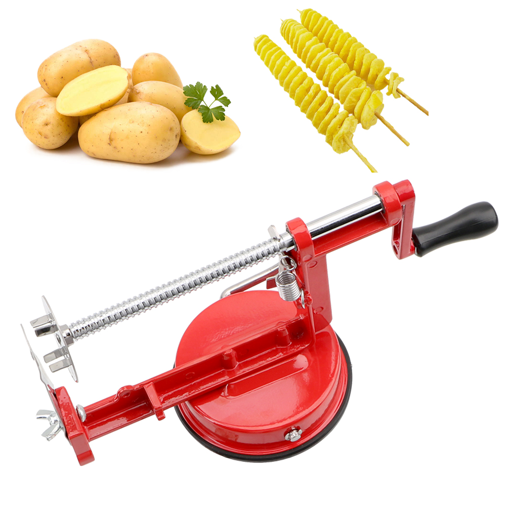 Commercial Potato Peeler - Manuel Spiral Fransız Kızartma Kesici Pişirme