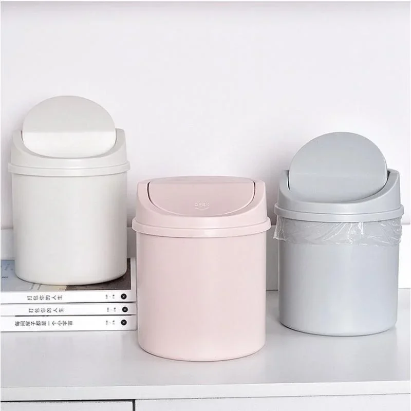 Commercial Kitchen Trash Can - Kapaklı Mini Masaüstü Çöp Kovası, Çöp