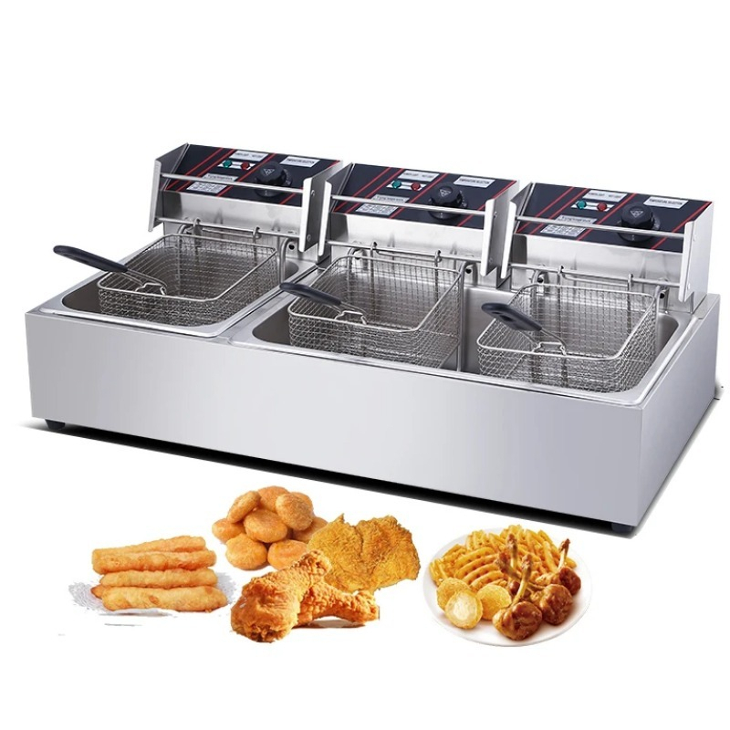 Induction Cooker Commercial - Ticari Otomatik Fritöz 1 Paslanmaz Çelik