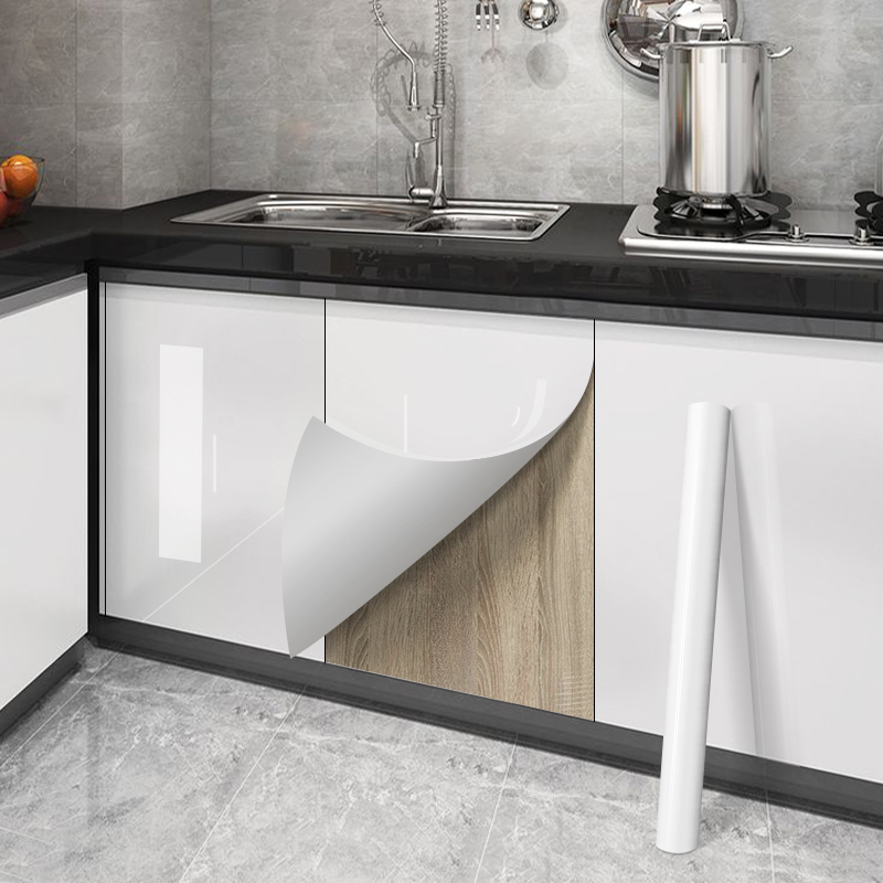 Commercial Kitchen Wall Panels - Boya Parlak Beyaz Dolaplar Duvar Çıkartmaları