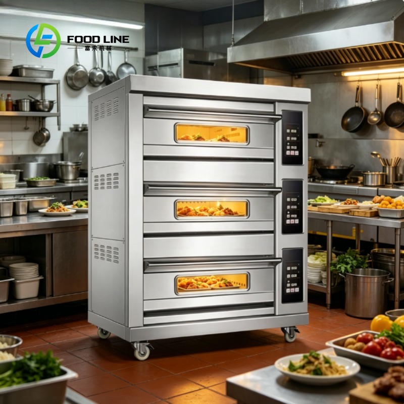Commercial Kitchen Oven - Ticari Fırın Paslanmaz Çelik Unlu Mamüller