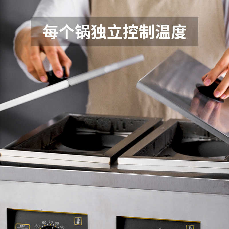 Ticari çift başlıklı dört başl - Induction Cooker Commercial incelemesi ve fiyatı