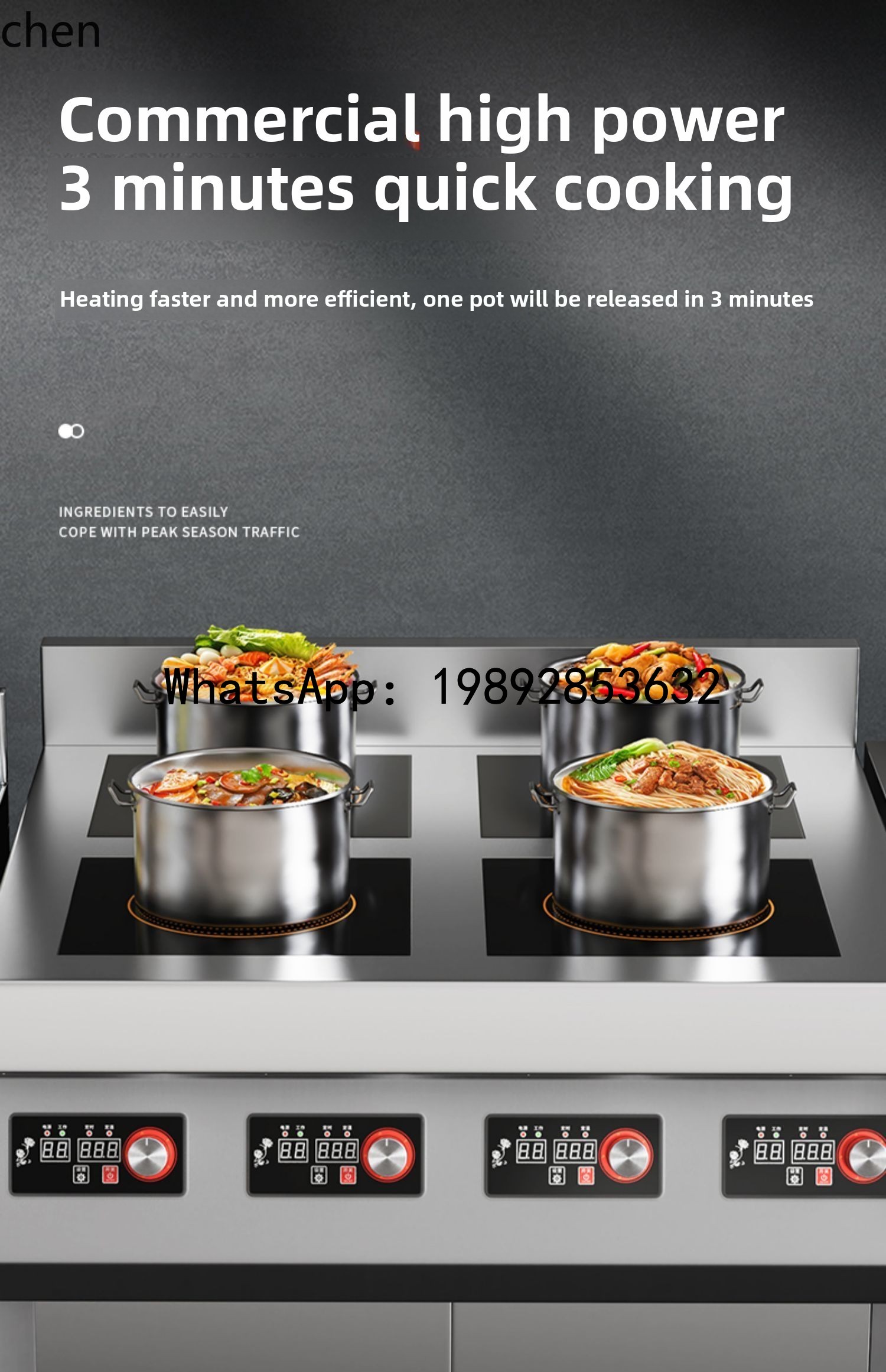 AB ticari indüksiyonlu ocak 4  - Induction Cooker Commercial incelemesi ve fiyatı