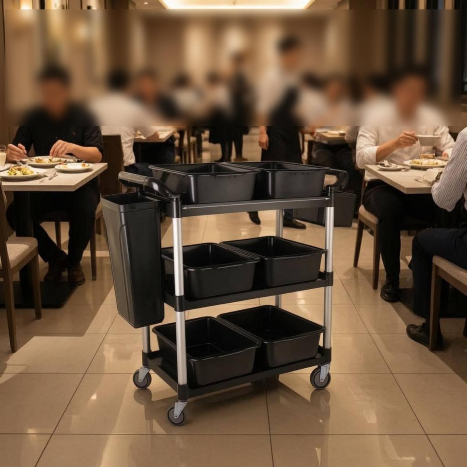 Çok Raflı Ticari Servis Arabas - Commercial Kitchen Cleaning Services incelemesi ve fiyatı