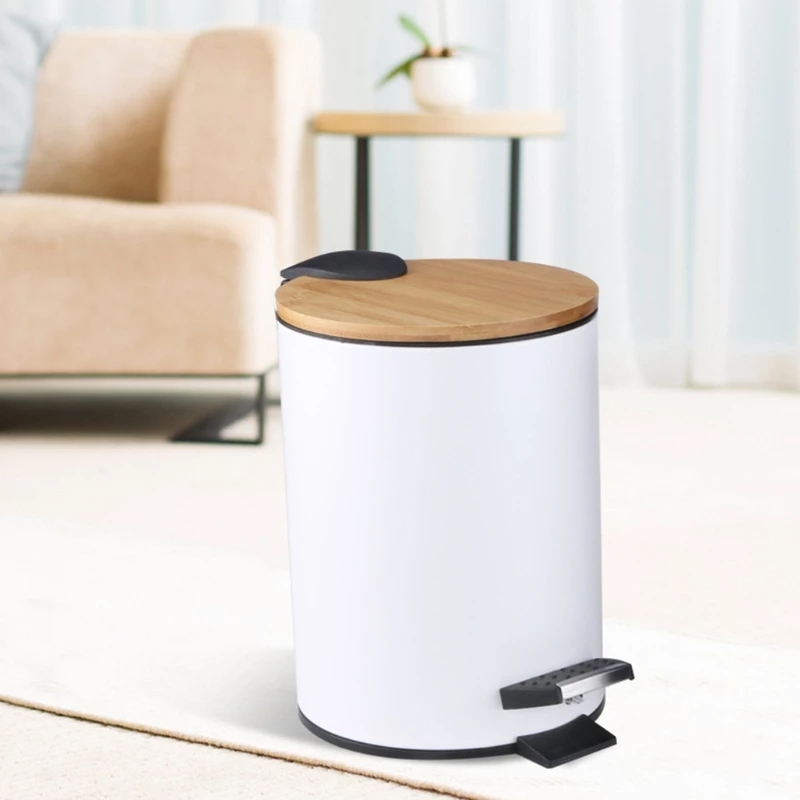 3/5L Ahşap Çevirmeli Adımlı Çö - Commercial Kitchen Trash Can incelemesi ve fiyatı