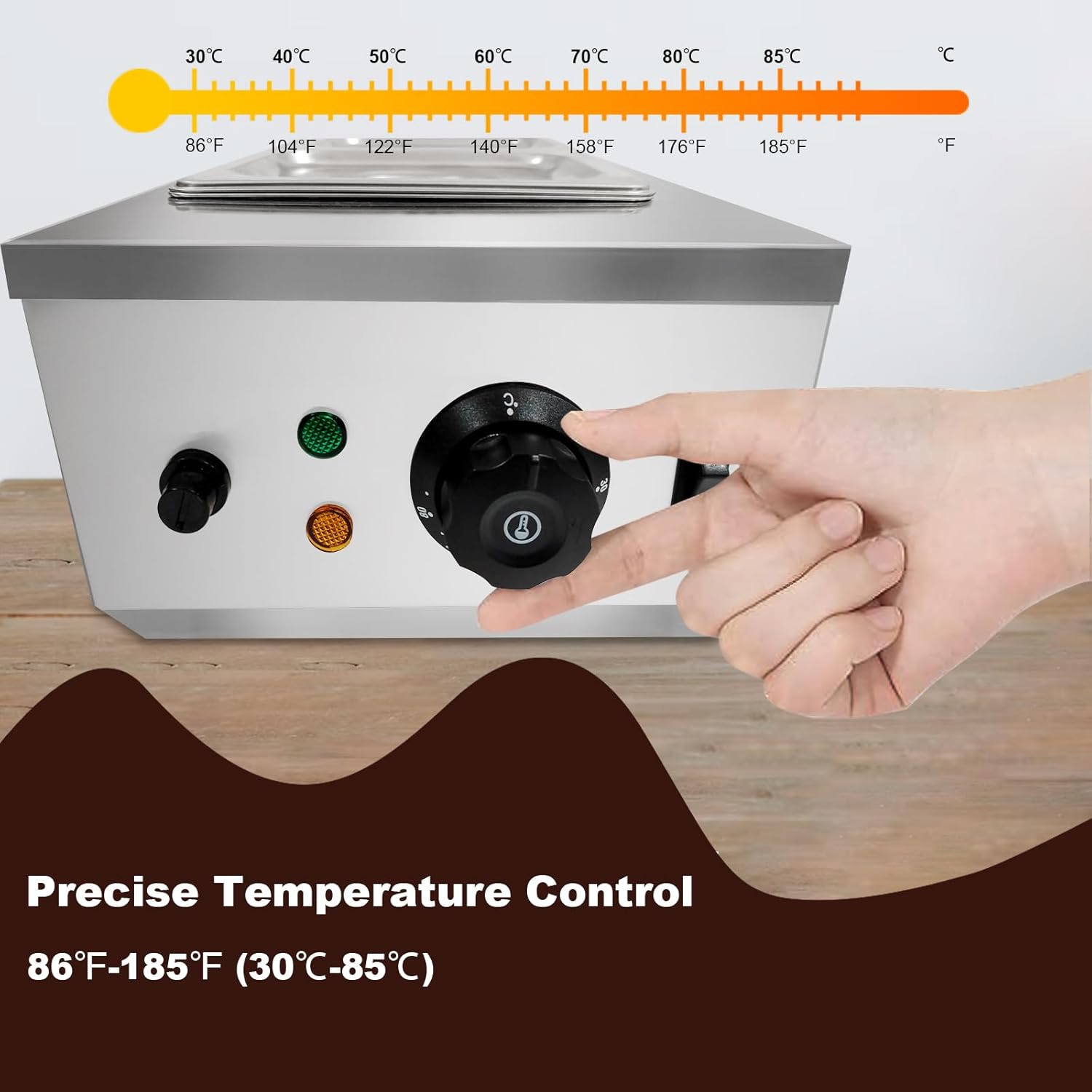 TWISTER.CK 1200W Çikolata Erit - Commercial Kitchen Warmer incelemesi ve fiyatı