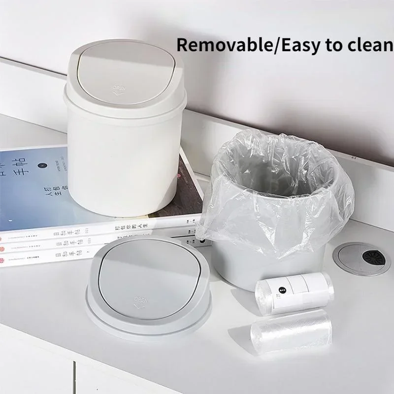 Kapaklı Mini Masaüstü Çöp Kova - Commercial Kitchen Trash Can incelemesi ve fiyatı