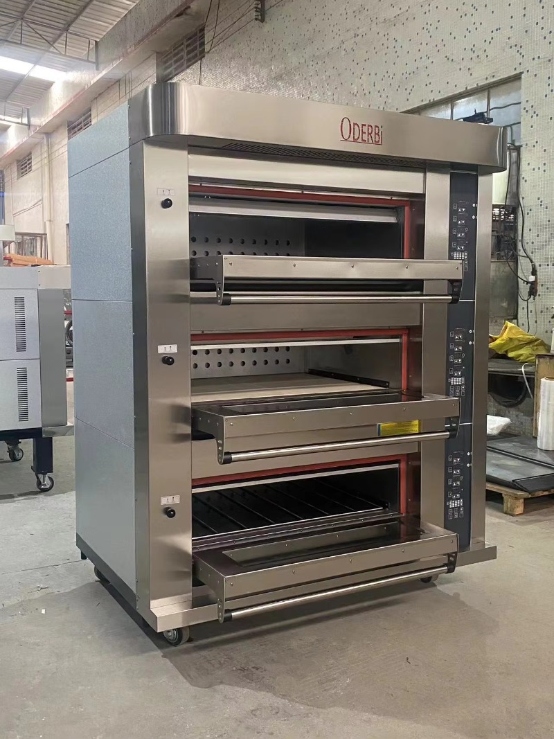 Özelleştirilmiş Ticari 3 Katlı - Commercial Kitchen Oven incelemesi ve fiyatı