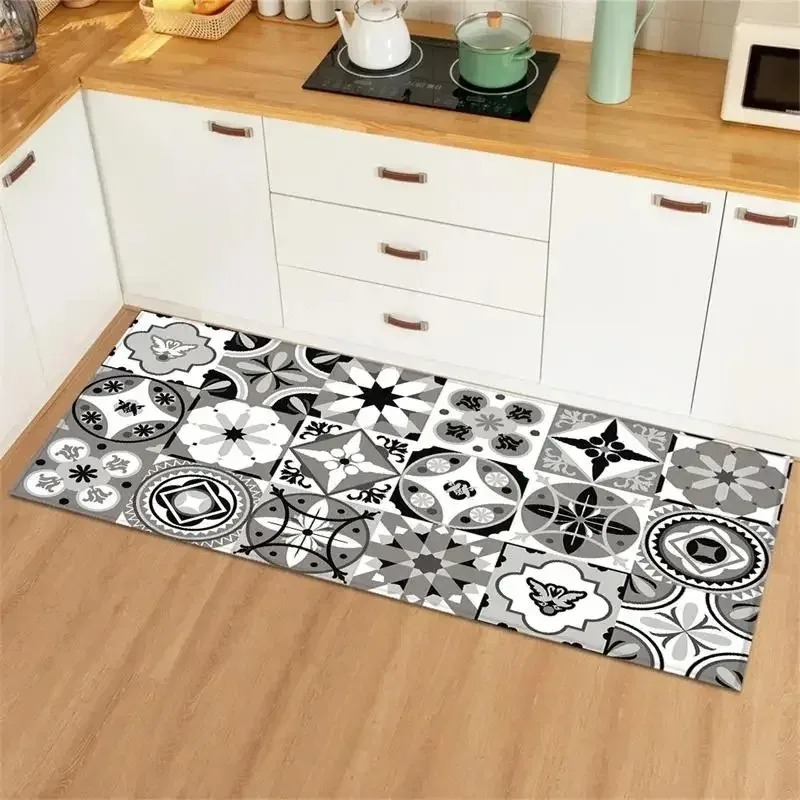 Mavi Sarı Vintage Karo Kolaj M - Commercial Kitchen Tile incelemesi ve fiyatı
