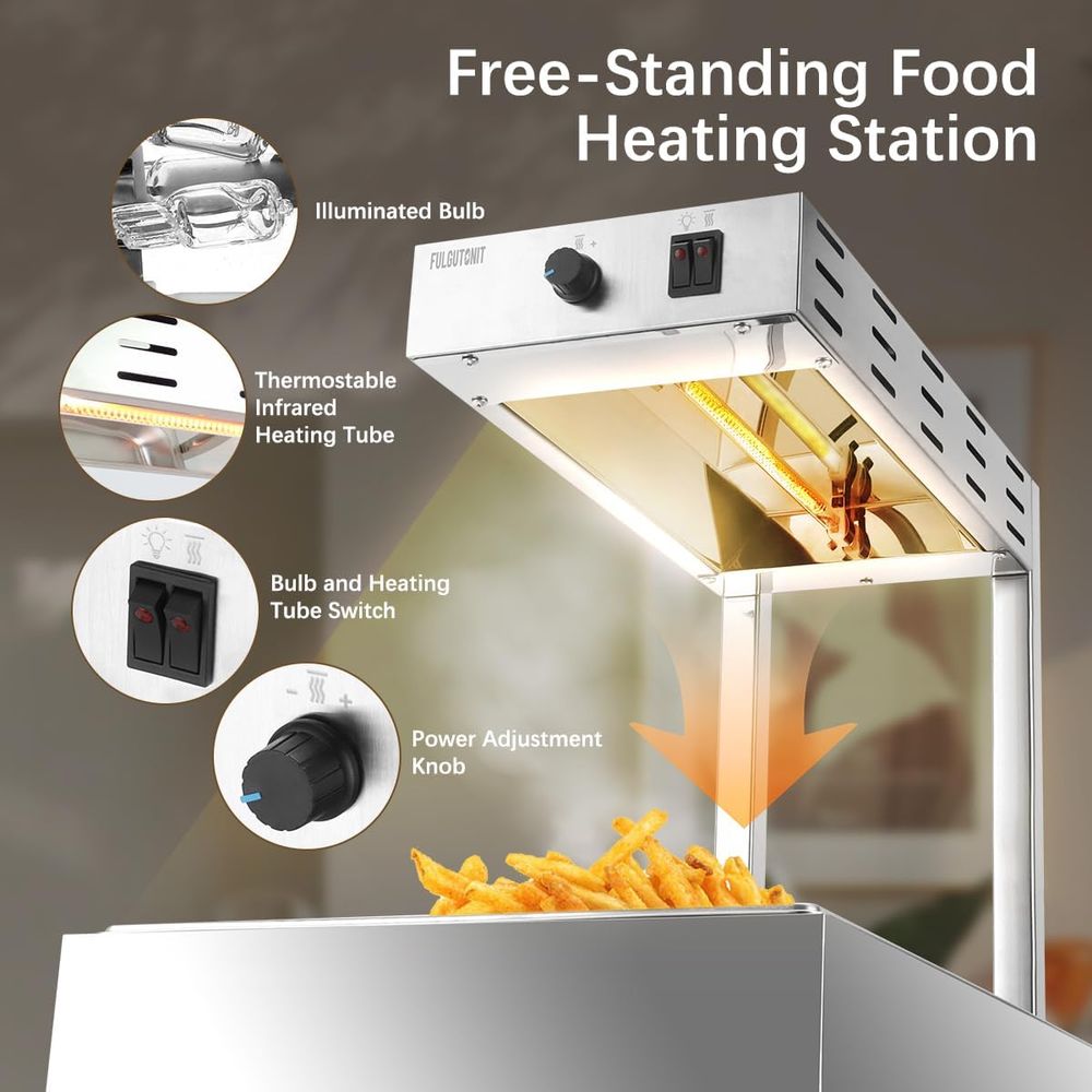 Patates Kızartması Isıtıcı, Ti - Commercial Kitchen Lighting incelemesi ve fiyatı