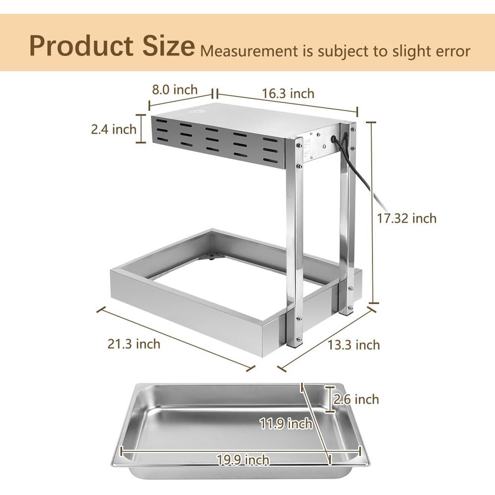 Patates Kızartması Isıtıcı, Ti - Commercial Kitchen Lighting incelemesi ve fiyatı